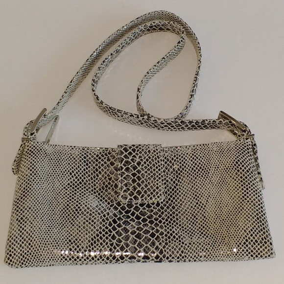 Antonio Scepi Italian Snake-Embossed Leather Bag - Picture 1 of 8